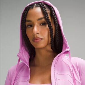 STUNNING NWOT LULULEMON Hooded Buttery Soft Nulu Define Jacket Dahlia Mauve Sz 6